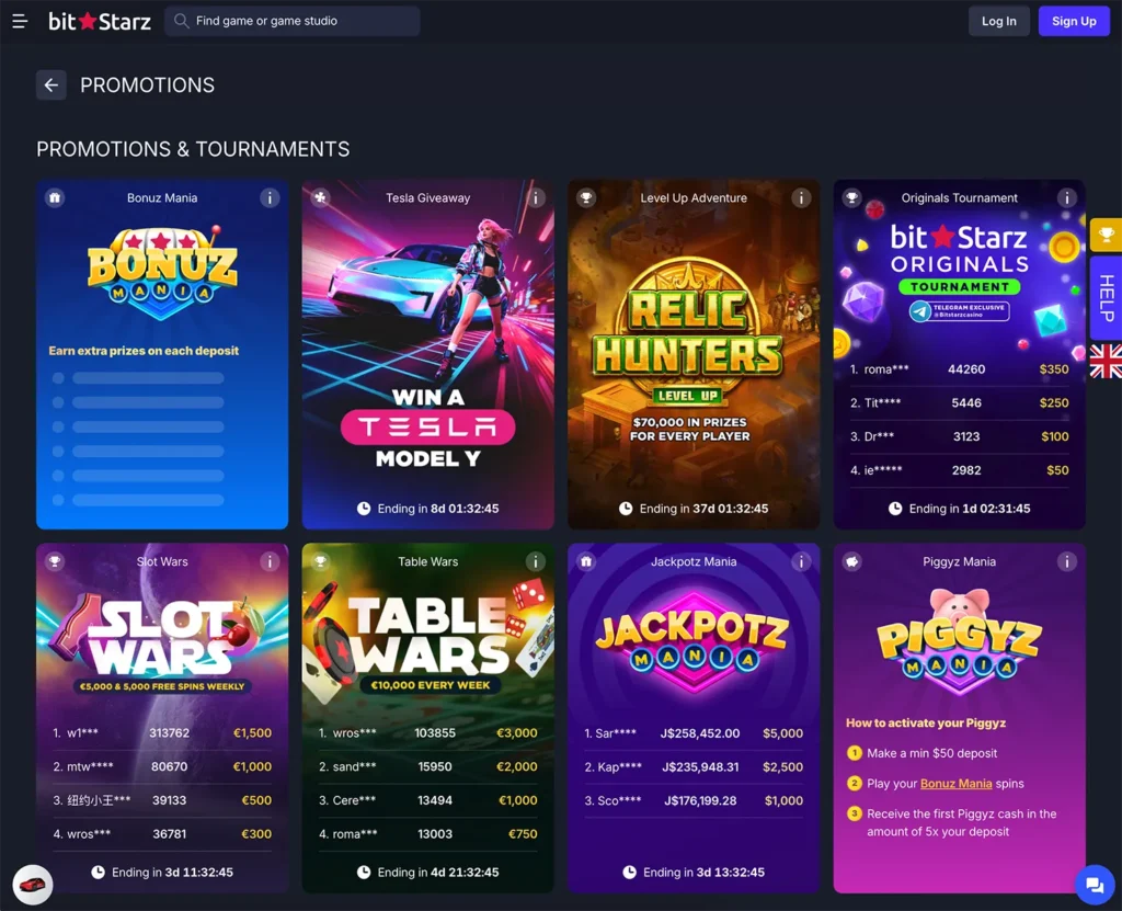 BitStarz review 11 bitstarz promotions screen 1500