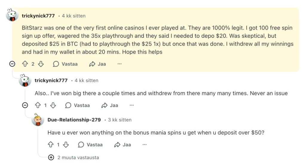 BitStarz review 5 bitstarz reddit1