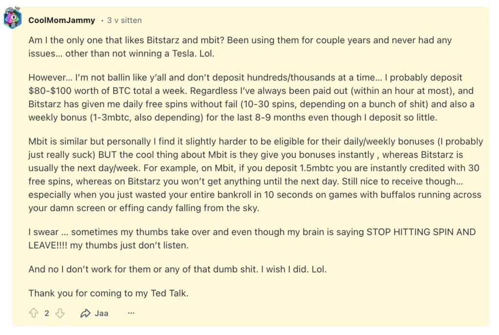 BitStarz review 7 bitstarz reddit5