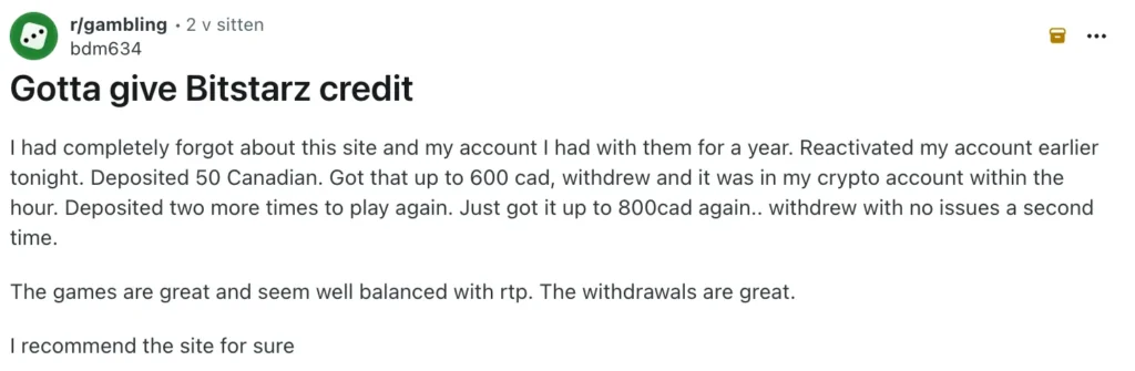 BitStarz review 8 bitstarz reddit6