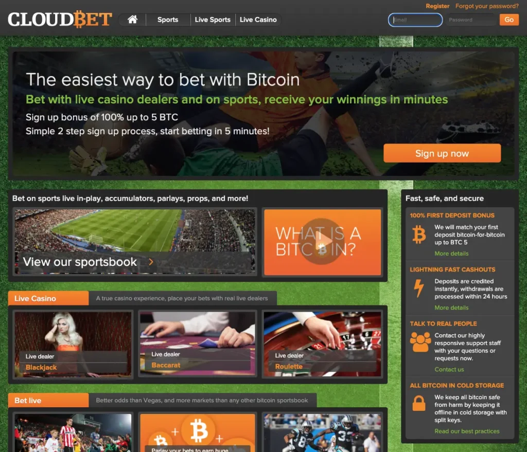Cloudbet review 12 This is how Cloudbet looked like in 2014. Legendary times. From Webarchive.
