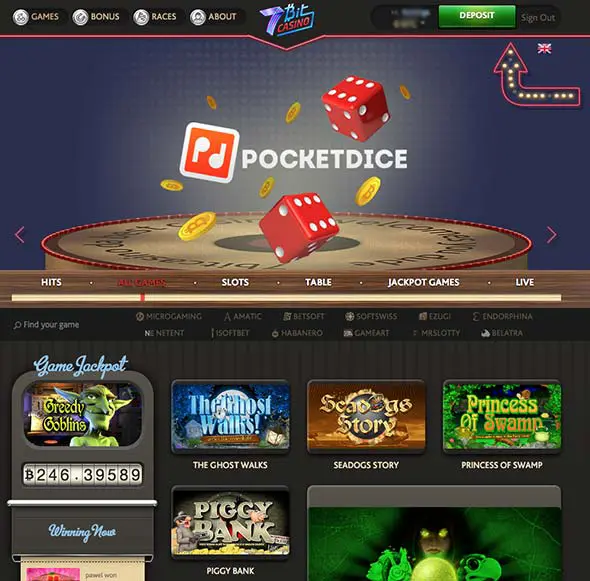 7Bit Casino review 8 The first outlook of 7Bit Casino from around 2015-2016.