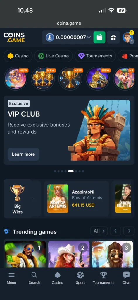 Coins.game review 13 Coins.game mobile usability test and outlook.