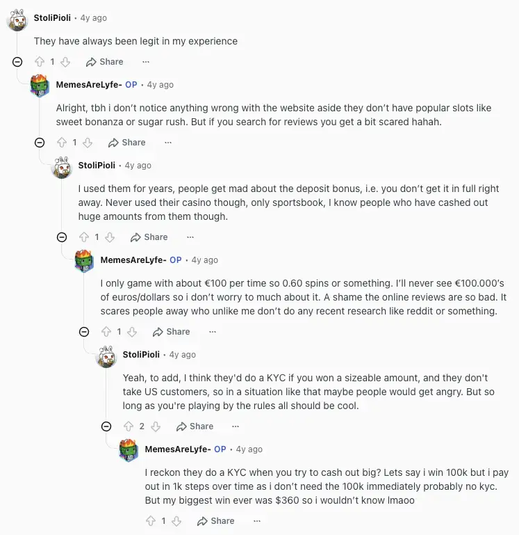 Cloudbet review 4 Cloudbet experiences on Reddit.