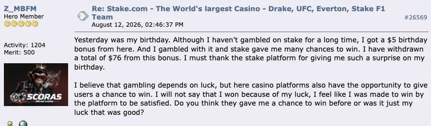 Stake review 4 stake casino bitcointalk experiences 1
