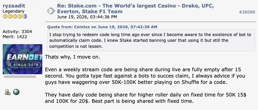 Stake review 5 stake casino bitcointalk experiences 2