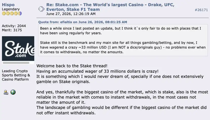 Stake review 7 stake casino bitcointalk experiences 4